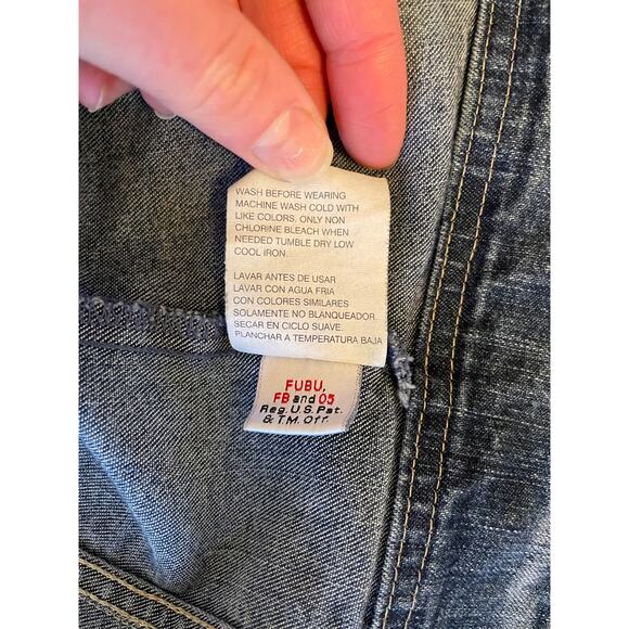 Fubu Denim Jacket-Women’s M - Picture 3 of 7